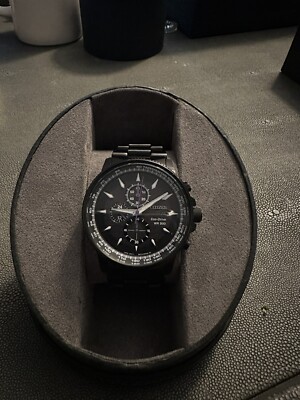 Citizen Marvel Black Panther 42mm Black Stainless Steel Case with Black...