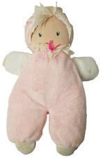 Vintage Eden Plush Baby "Lovey" Doll w/Bonnet Hat- READ 