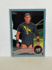 Michael McGillicutty 2011 Topps WWE Blue Card # 11 /2011 Curtis Axel Joe Hennig