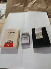 Nice unused slim zippo E.w. Sabolt & Co Advertisement