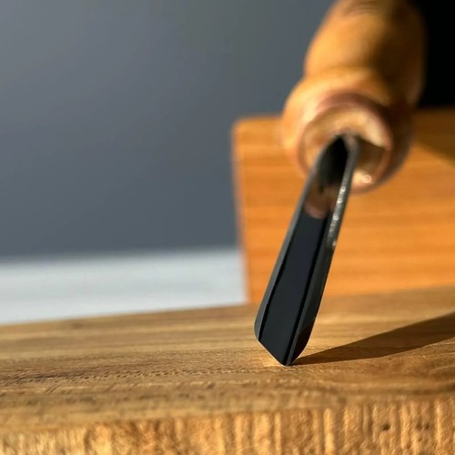 V-parting Chisel 60 degrees, Wood carving tools, Straight Tool for Relief carvin - Picture 5 of 8