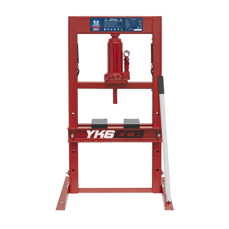 Sealey YK6ECB 5.4 Tonne Hydraulic Bench Press with Pressing Plates - Image 4 of 4