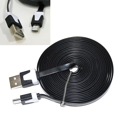 HQRP Langer 10Ft USB Zu Micro-USB Kabel Für Google Chromecast H2G2-42 MST3K-US