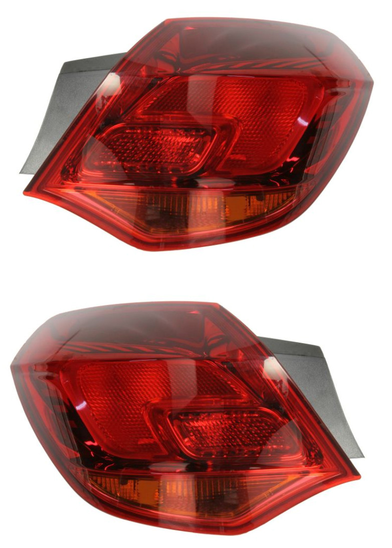 Feu arrière droit et gauche pour Opel Astra J Hatchback 2009 à 2015 version 5 portes