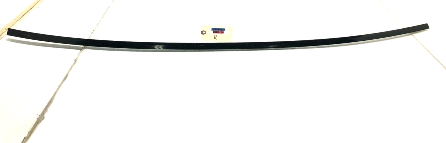 2014-2020 MASERATI GHIBLI S RIGHT PASSENGER ROOF DRIP MOLDING TRIM OEM.