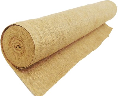 150 ft Long Tightly Woven Jute Burlap Fabric Roll - Ideal for DIY Projects