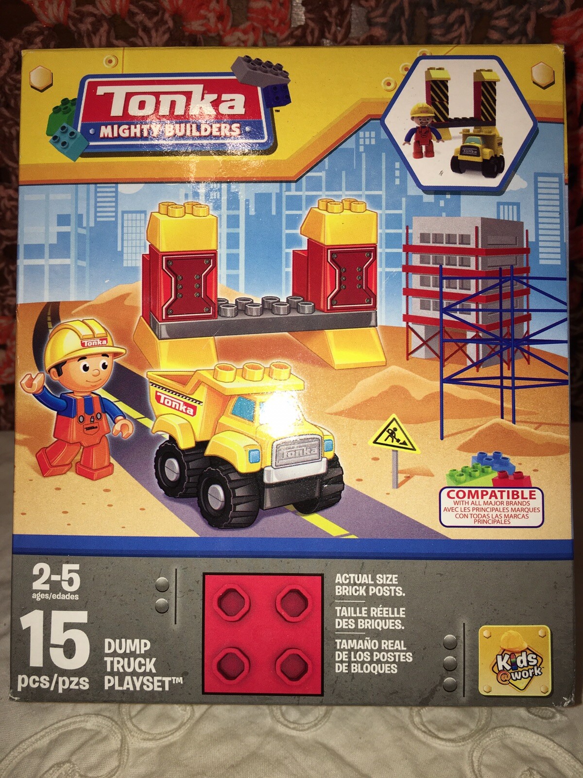 tonka mighty builders dump truck