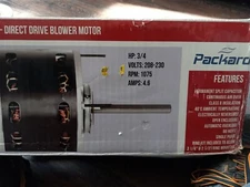 Direct Drive 208-230v Motor