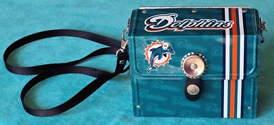 MIAMI DOLPHINS - ALL MEDAL - 1997-2012 LOGO - PURSE / CLUTCH  NFL  RARE  GO FINS