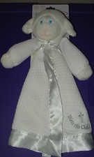 Mary Meyer baby Bless This Child white lamb Sheep quilted security blanket NEW