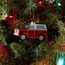 New Glass SUV Christmas Tree Ornament Red - Wondershop