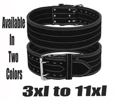 Power Weight Lifting Leather Belt Back Support Strap Gym Training Fitnesss