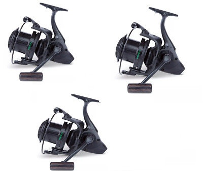 3 x Sonik Big Pit Black Rolle Hero X 8000 Karpfenangeln Quick Drag