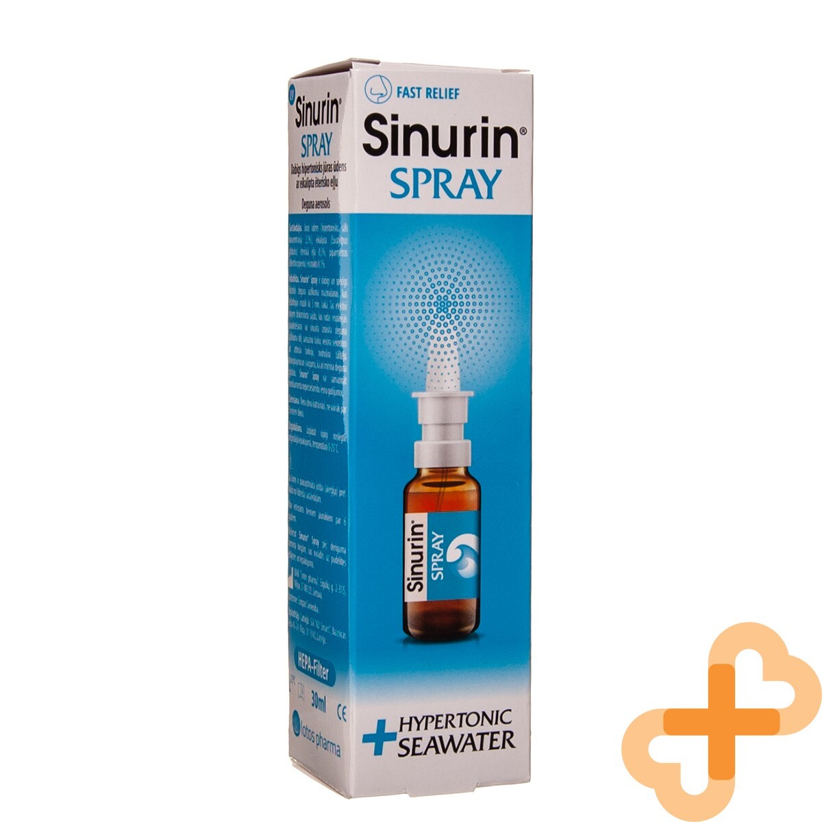 SINURIN SPRAY Nasal Spray 30ml Stuffy Running Nose Relief Hypertonic Seawater