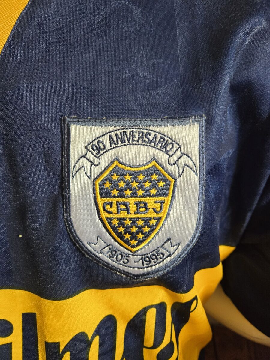 Topper Olan XL 44 1995-96 Boca Juniors Home Soccer Football