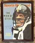 Jack Lambert Signed Steelers Sports Illustrated Poster 7/30/84 W/ HOF 90