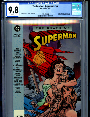 Death of Superman CGC 9.8 TPB Comic 1st Printing 1993 DC Comics
