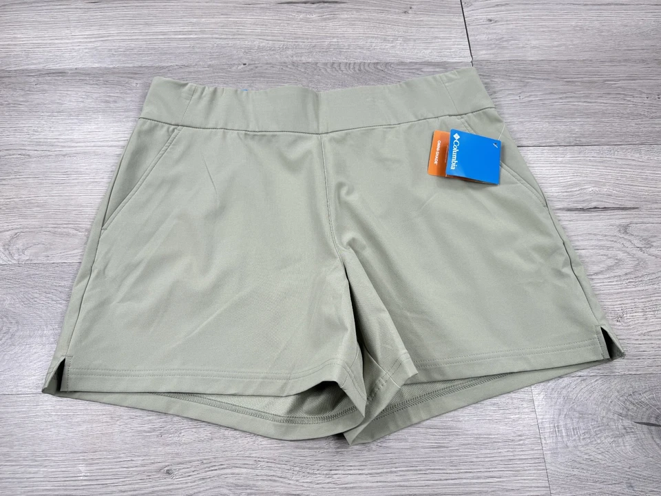 Columbia Shorts Womens XL Green All Seasons UPF 50+ Stretch Omni Shade UV - Image 2 of 4