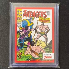 ☁️YG 2022 UD FLEER ULTRA AVENGERS RED COMIC COVERS A-40 /40