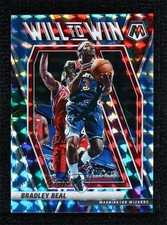 2020-21 Panini Mosaic Will to Win Reactive Blue Prizm 31/99 Bradley Beal #5 0p7o