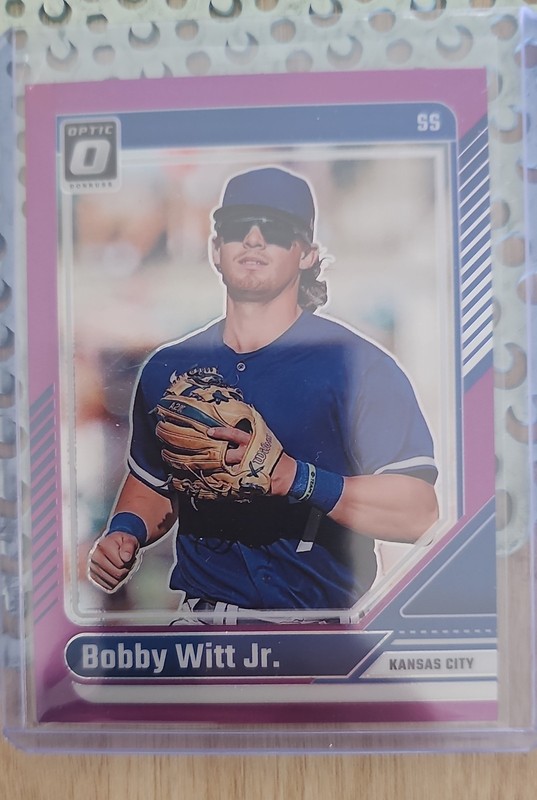 2024 Panini Donruss - Optic Bobby Witt Jr. #1 Purple Prizm /49
