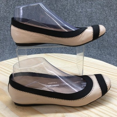 Stuart Weitzman Shoes Womens 6.5 M Giveable Ballet Flats Beige Round Toe Comfort