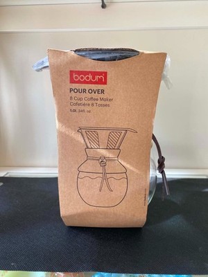 BODUM Pour Over 8 Cup NIB Coffee Maker