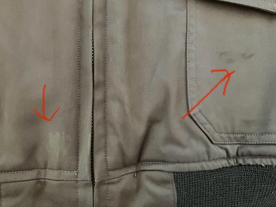 BUZZ RICKSON'S B-10 飞行军用夹克尺寸 40 卡其色苔藓绿色徽章 — 第 3/4 张图片