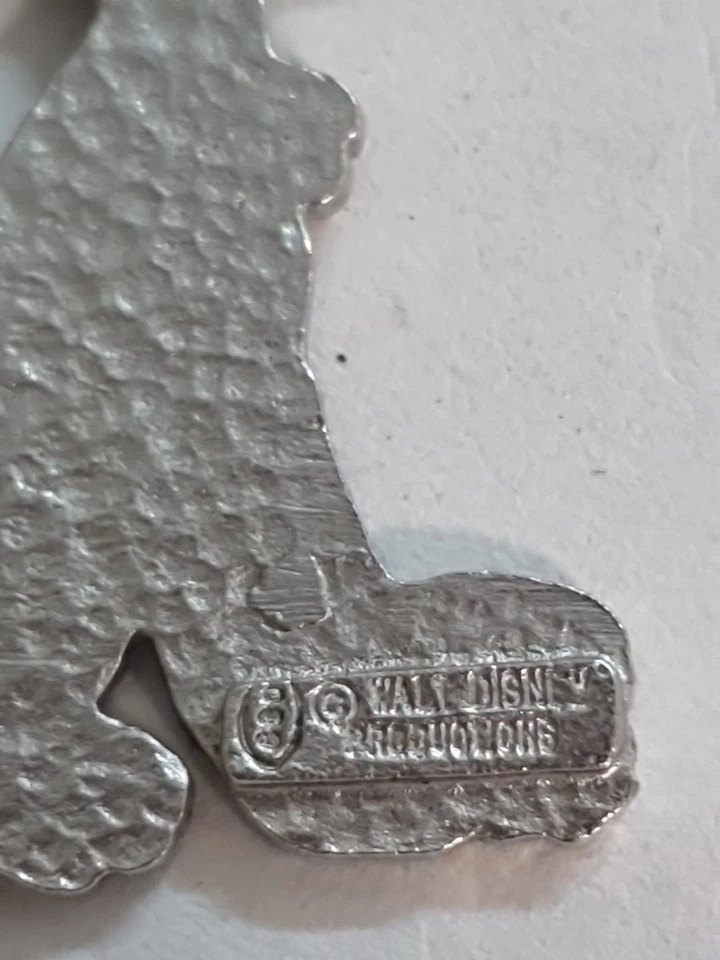 Ciondolo Pluto Walt Disney Argento 800 Vintage Smaltata  - Immagine 3 di 4