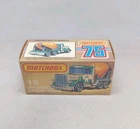 Matchbox Lesney Superfast No19 PETERBILT CEMENT " Empty L TYPE box " WITHOUT NEW