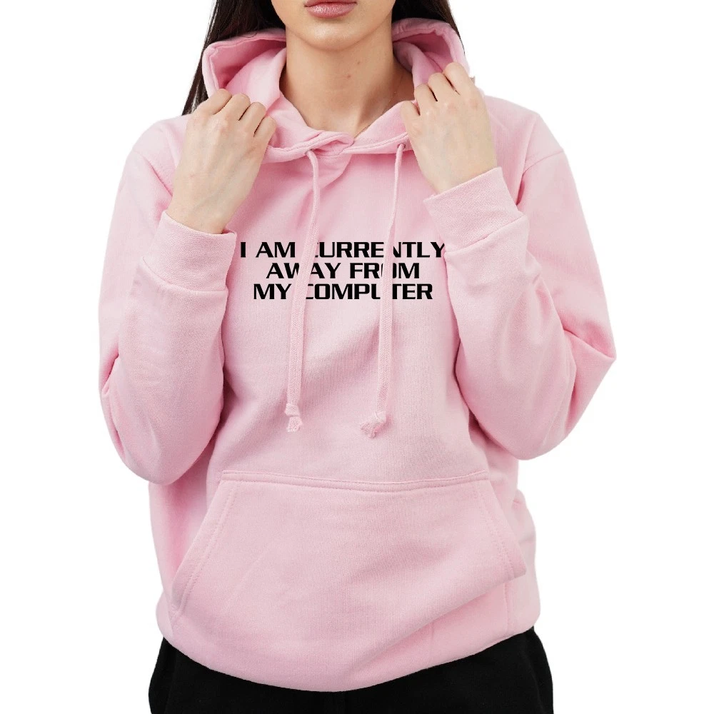 Funny I Am Currently Away from My Computer Gamer Gaming Mens Top Hoodie