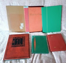 Briefmarkensammlung 6 Alben, Deutsches Reich, Deutschland, DDR, Schweiz, Polen