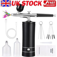 Mini Airbrush Compressor Kit Spray Gun Air-Brush Paint Tattoo Nail Art Handheld