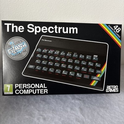 Spectrum Retro Spielekonsole Classic Kinder Spielzeug Videospiel UK Bundle Edition Neu