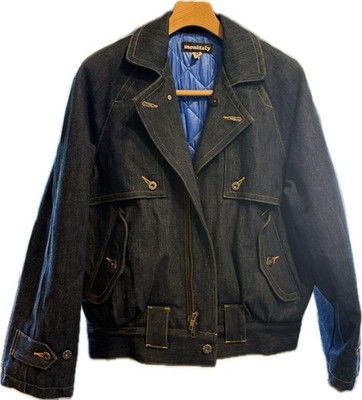 MONITALY Men's Blouson Jacket Size M - Vintage American Style