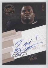 2014 Press Pass Signings Bronze Hashmarks 55/99 Louis Nix III #PPS-LN Auto f1i