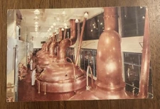 Copper Brew Kettles Miller Brewing Co. Milwaukee, Wisconsin. postcard (WP1)