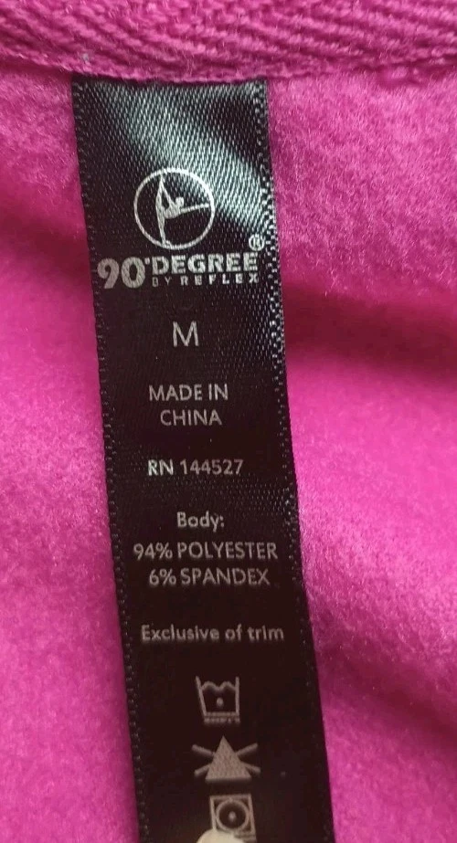 Розовая толстовка с капюшоном 90 градусов Reflex на молнии с длинным рукавом куртка Med Barbiecore  - Изображение 3 из 4