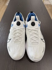 Nike Free Run Flyknit Men’s White Mesh Sneakers Lace Up FB1276-104 Size 13