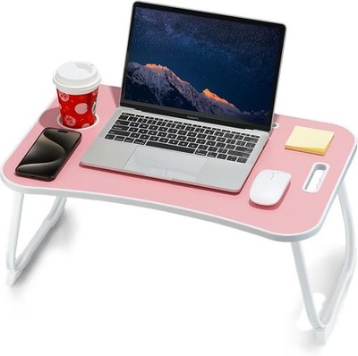Foldable Lap Desk With Cup Holder, Tablet Slot, For Desk Or Bed