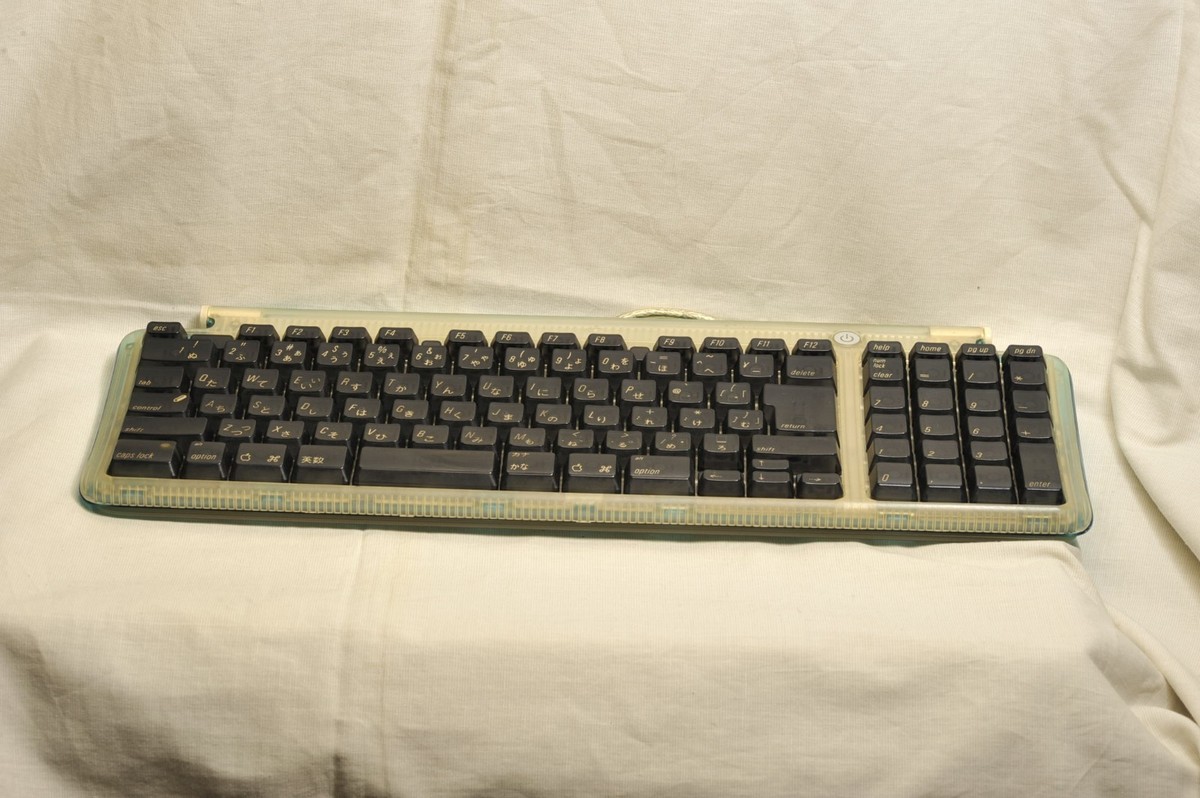 Apple Wired USB Keyboard M2452 iMac G3 Translucent JIS Layout