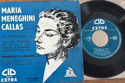 VERDI la traviata   MARIA CALLAS - FRANCESCO ALBANESE     / CID CETRA