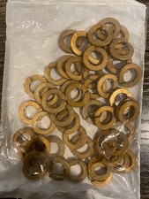 3/8" Yellow Zinc Finish High Alloy Medium Split Lock Washer QTY 50 
