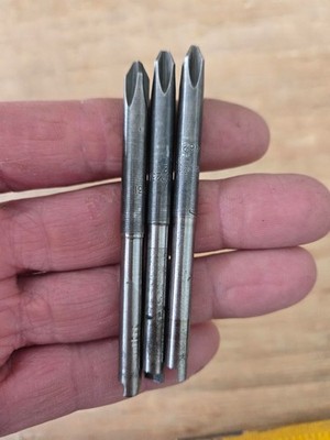 Vintage Abex no.462 Philips Push Drill Bit  Lot of 3
