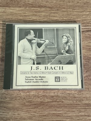 J.S. BACH Mutter Accardo Two Violins In D Minor NEW STILL Sealed CD 1993