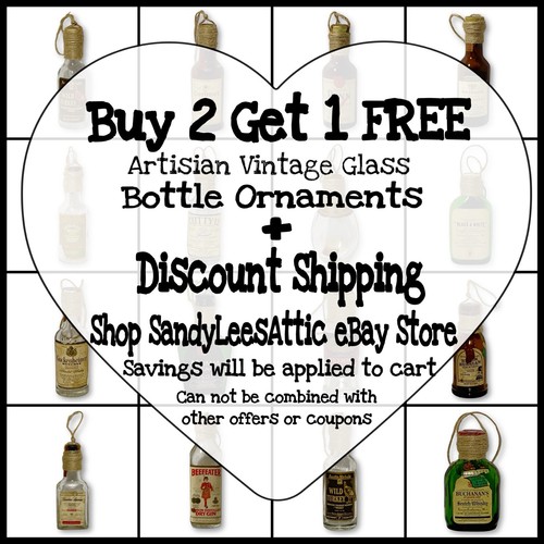 Seagram's 100 Pipers Scotch Whisky Artisan Vintage Glasflasche Ornament - Bild 8 von 8