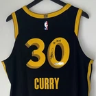 Stephen Curry "2x MVP" Signed Warriors Nike ADV NBA Authentic Jersey USASM & BAS