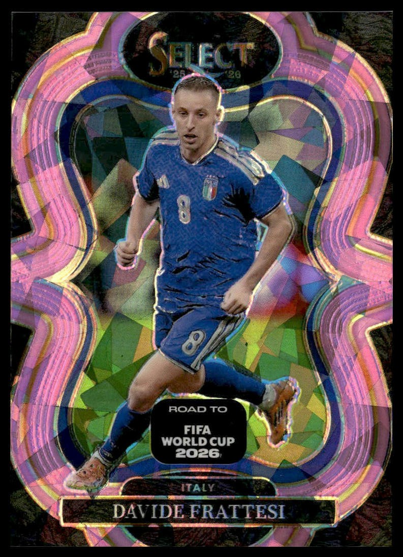 Davide Frattesi 2025-26 Panini Select Road to FIFA World Cup #132 Pink Ice