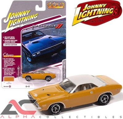 JOHNNY LIGHTNING 1:64 JLSP417B 1971 DODGE CHALLENGER R/T (BUTTERSCOTCH)