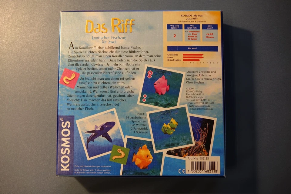 DAS RIFF (aus der KOSMOS-Reihe "Spiele für zwei") / Spiel für 2, erschienen 2000 - Bild 2 von 3